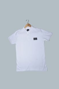 The Rare Tiger Polo T-Shirt in White