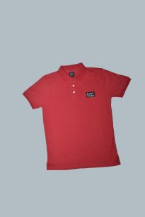 The Rare Tiger Polo T-Shirt in Red